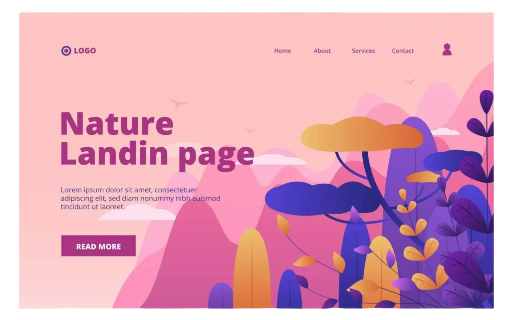 Organic Shapes in Web Design 2025